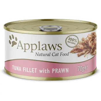 APPLAWS Tuna Fillet With Prawn In Broth Tin 70g