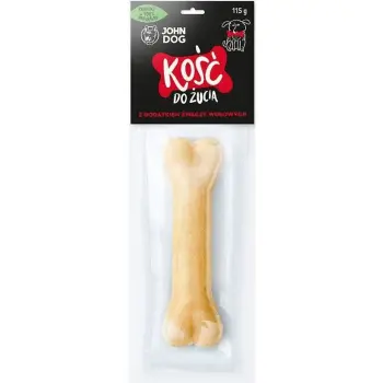 John Dog Kość Do Żucia Z Dodatkiem Żwaczy Wołowych 17cm