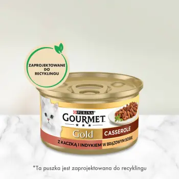 Purina Gourmet Gold kaczka/indyk w sosie 85g