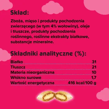 DREAMIES Przysmak Dla Kota Z Wołowiną 60g