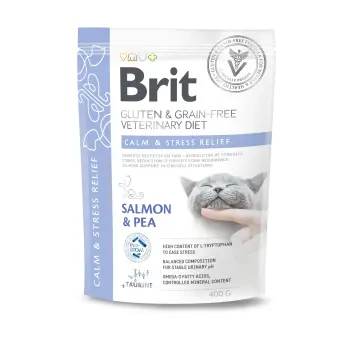 Brit GF Veterinary Diets Cat Calm & Stress Relief 400g