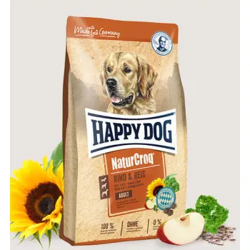 Happy Dog NaturCroq Rind&Rice 15kg