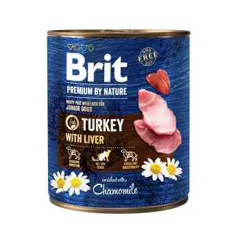 Brit Premium By Nature Turkey With Liver 800g