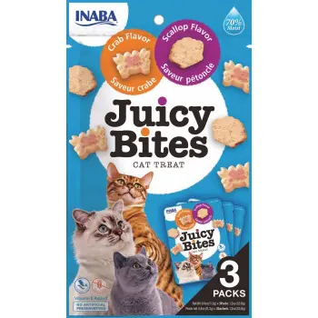 INABA Ciao Juicy Bites Przegrzebek I Krab 3x11,3g