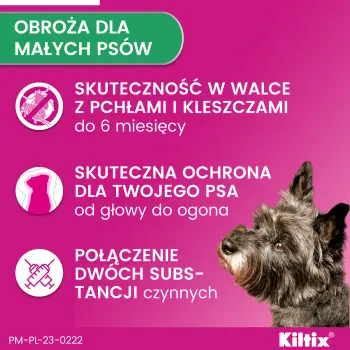 Bayer Kiltix Obroża Na Kleszcze I Pchły Dla Psa 38cm