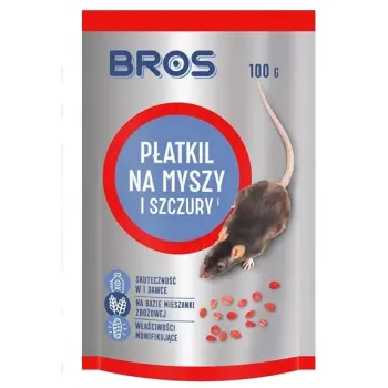 Bros Płatkil Na Myszy I Szczury 100g