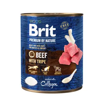 Brit Premium By Nature Beef With Tripe 800g