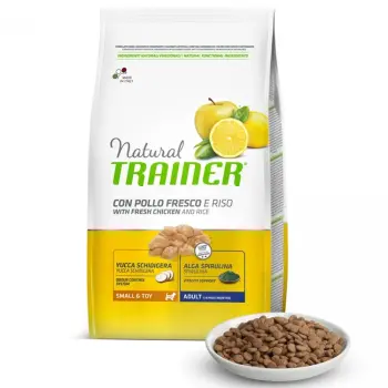 Trainer Natural Adult Small&Toy Con Pollo E Riso 2kg