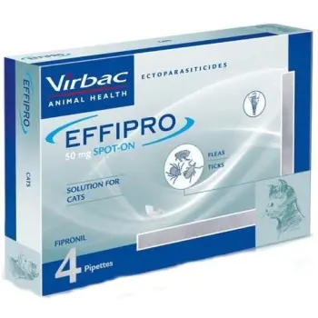 Virbac Effipro Spot-On Dla Kotów 4x0,5ml