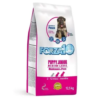 FORZA10 PUPPY JUNIOR Z RYBĄ DLA SZCZENIĄT DUŻYCH I ŚREDNICH RAS 12,5kg