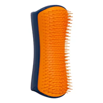 PET TEEZER Detangling & Dog Groming Brush Blue And Orange L