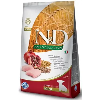 Farmina N&D Ancestral Grain Canine Puppy Mini Chicken&Pomegranate 2,5kg