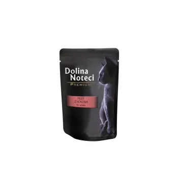 Dolina Noteci Premium Dla Kota Filet Z Łososia W Sosie 85g