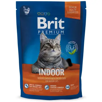 Brit Premium Indoor Cat Z Kurczakiem 1,5kg