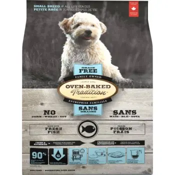 Oven Baked Tradition Dog Grain-Free Food Adult Small Breed With Fish 2,27kg