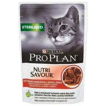 Purina Pro Plan Sterilised Nutrisavour Wołowina 85g