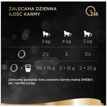 SHEBA® Selection 44x85g z Wołowiną - mokra karma dla kotów w sosie (30+14 Gratis)