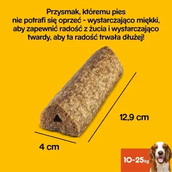 PEDIGREE GoodChew (średnie rasy) 88 g - przysmak do gryzienia dla psów z wołowiną