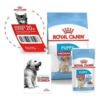 ROYAL CANIN Wyprawka dla szczenięcia MEDIUM PUPPY + kupon rabatowy 20zł!!!