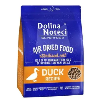 Dolina Noteci Superfood Danie Z Kaczki Karma Suszona Dla Kotów Sterylizowanych 1kg