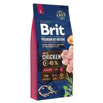 Brit Premium By Nature Junior L Z Kurczakiem 15kg