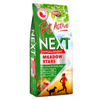 FIT ACTIVE NEXT HYPOALLERGENIC MEADOW STARS (królik) 15kg +1,5kg GRATIS