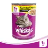 WHISKAS Karma Mokra 1+ Z Kurczakiem W Sosie 400g