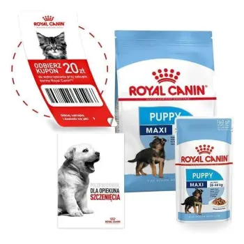 ROYAL CANIN Wyprawka dla szczenięcia MAXI PUPPY + kupon rabatowy 20zł!!!