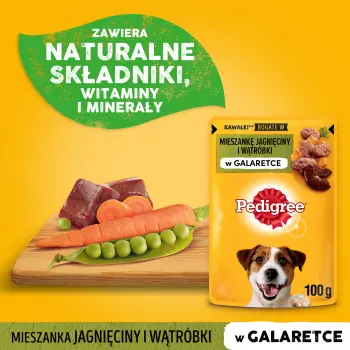 Pedigree Mokra Karma Dla Dorosłych Psów Z Jagnięciną W Galaretce 100g