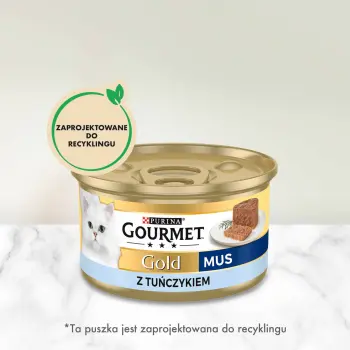 Purina Gourmet Gold mus z tuńczykiem 85g