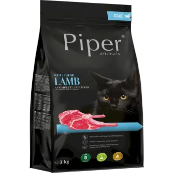 Dolina Noteci Piper Animals z Jagnięciną dla Kotów 3kg