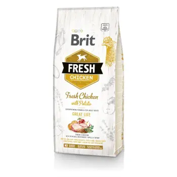 Brit Fresh Chicken & Potato Adult Great Life 12kg