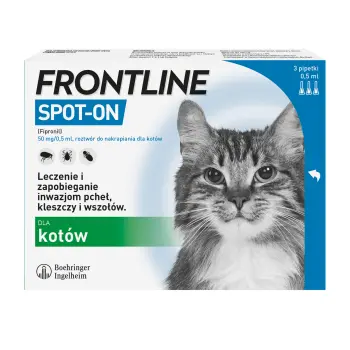 FRONTLINE Spot On Dla Kotów 3x0,5ml