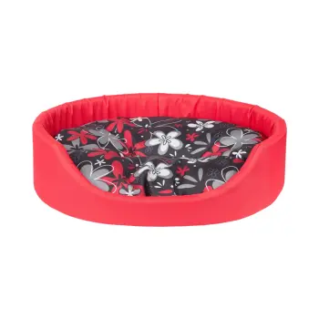 AMIPLAY Legowisko Owalne Fun Czerwone L