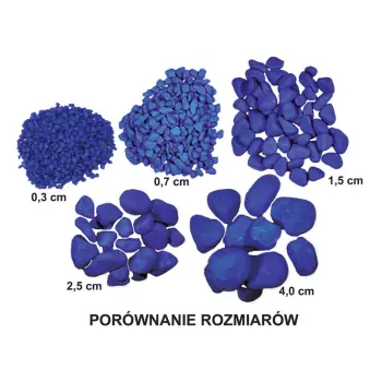 Żwirek do akwarium Happet pomarańczowy 1.5cm 0.5kg