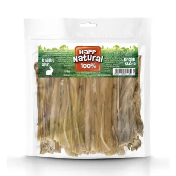 Królik skóra naturalna 100% gryzak, 100g