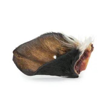 Wołowe ucho z futrem, 1szt.