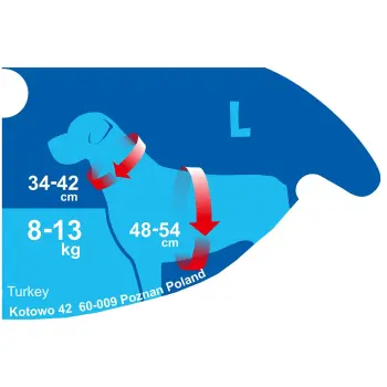 Szelki air comfort L beżowe