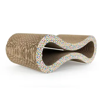 Drapak dla kota kartonowy tekturowy z naturalną kocimiętką Happet KAMARI