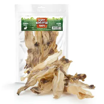 Królik uszy 100% naturalne gryzak, 80g