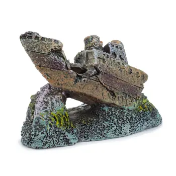 Ozdoba akwariowa Happet 409B okręt 9 cm