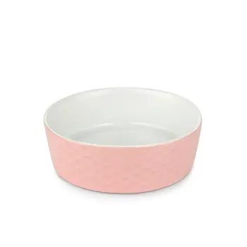 Miska ceramiczna 12cm różowa