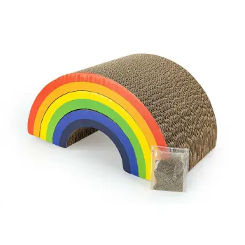 Drapak dla kota kartonowy tekturowy z naturalną kocimiętką Happet SARABI