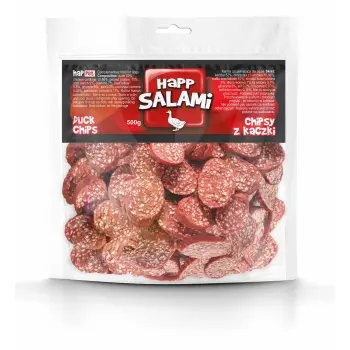 Chipsy z salami z kaczki 500g
