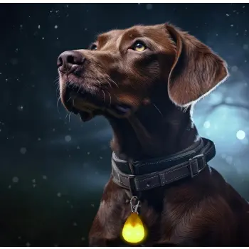 Zawieszka LED pomarańczowy diament