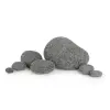 Lawa czarna otoczaki pebbles 3-5cm 1 kg