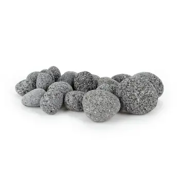 Lawa czarna otoczaki pebbles 5-7cm 1 kg