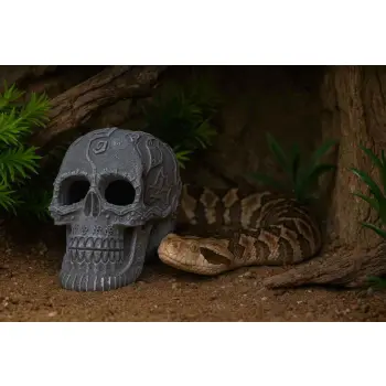 R205 ozdoba terrarium czaszka Muerte