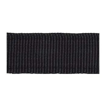 Zestaw Basic Style: czarna smycz + obroża, szerokość 2 cm