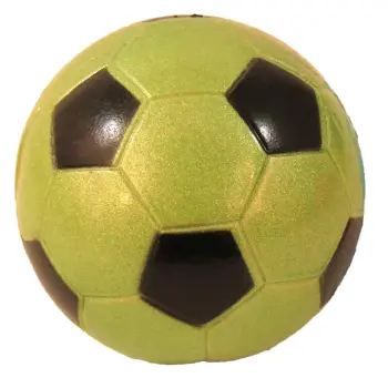 Piłka football Happet Z780 90mm zielona brokat